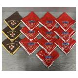 (13) Assorted Boys Scouts Bandannas/Scarves