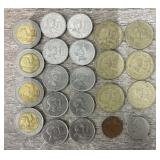 Assorted Various Currency Coins