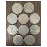 (10) Various Mexico Pesos