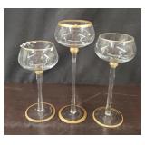 3-Pc Decorative Candle Holders