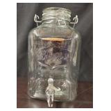 2-Gallon Glass Beverage Jug