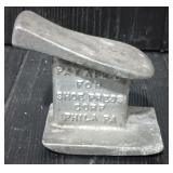 Vintage Aluminum Shoe Stand Cobbler