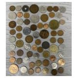 (66) Assorted Foreign Coins