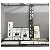 (9) Various Wall Art Decor
