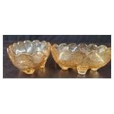 (2) Carnival Glass Dishes