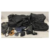 (3) Duffle Bags w/ Assorted Holsters