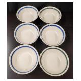 (6) Heavy Stoneware Bowls