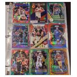Rare Panini Prizm Sports Cards in Binder