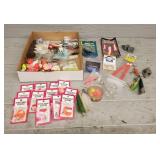 Assorted Vintage Lures, Weights, Hooks