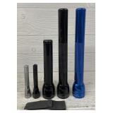 (5) Various Mag Flashlights