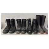 (4) Different Mens Boots