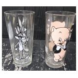 (2) 1973 Pepsi Warner Bros Glasses