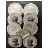 (9) 'COPY' Pope Leo XIV Tokens (READ BELOW)