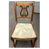 Wooden Kids Rocking Chair w/ Padded Seat