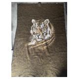 Large Biederlack Tiger Blanket