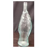 Glass Fish Shaped Bottle
