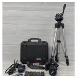 Canon EOS 30D Camera w/ Case, Tripod, & More