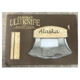 Alaskan Ulu Knife & Display Stand