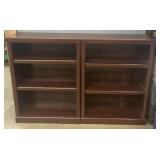 (2) Wooden Book Cases