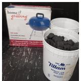 CharcoaL Table Top Grill With Briquettes