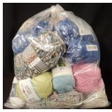Assortment of Skeins of Yarn