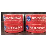 (4) Sealed Rolls of Fix-It Ductape