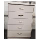 5-Drawer White Dresser