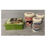 (2) Watkins Collector Tins