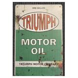 Metal Triumph Sign