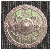 Metal Viking Shield Sign