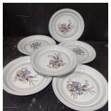 (6) Dehby Stoneware Dinner Plates