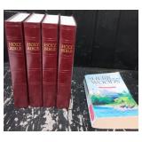 (4) Holy Bibles & Book