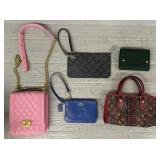 (5) Assorted Handbags & Clutches