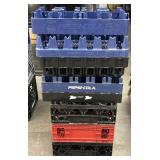 (8) Coca-Cola & 7-Up Milk Crates