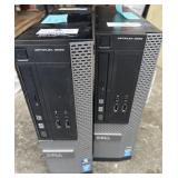 (2) Dell Optiplex 3020 Computers