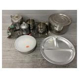 Assorted Stainless Camping Cookware