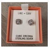 Lake & Gray Sterling Cubic Zirconia Earrings