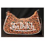 Von Dutch Orange Camo Purse