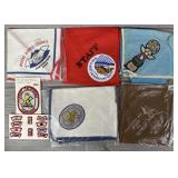 (5) California Boy Scout Bandanas & Extra Patches