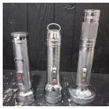 (3) Vintage Flashlights