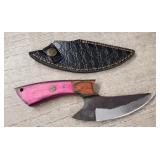 Steel Ulu Knife w/ Sheath