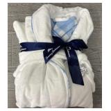 Tommy Bahama White Plush Unisex Bath Robe