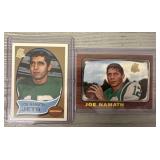 (3) Topps Joe Namath Cards