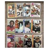 (12) 1970s Star Football Cards