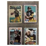 (4) Pittsburgh Steelers Terry Bradshaw Cards