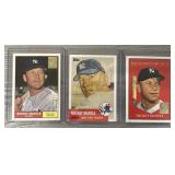 (3) Topps Mickey Mantle Cards