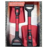 New 2-Pack Folding Utility Shovels