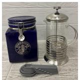 Starbucks Coffee Canister & French Coffee Press