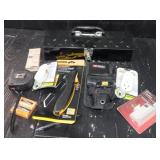 Metal Toolbox With Variety of Hardware Items