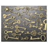 Over (30) Skeleton Like Key Charms